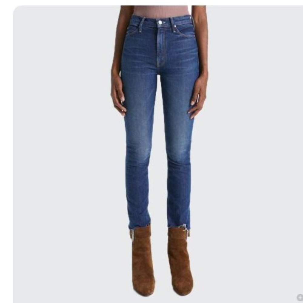 Mother Superior The Dazzler Ankle Fray Painfully Obvious Raw Hem Sz 26